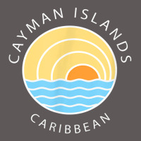 Cayman Islands Retro Colorful Ocean Sunset Palm Tree Novelty Premium Hoodie | Teevron