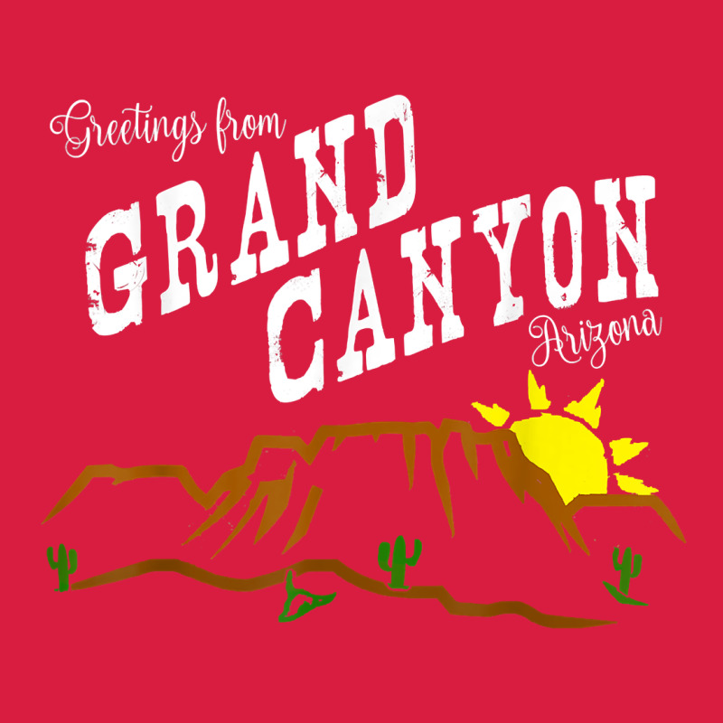Arizona Grand Canyon Greetings Souvenir Tee Shirt Premium Hoodie by linhVisuals | Teevron