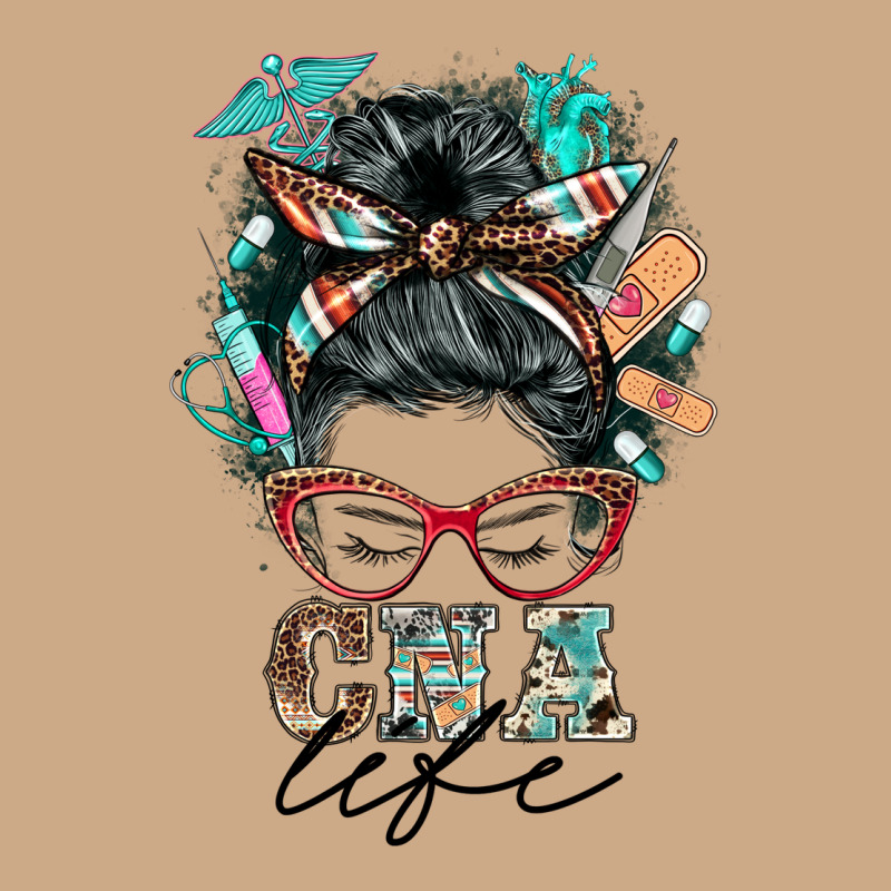 Nurse Cna Life Messy Bun Vintage Hoodie by BarkalooDesign | Teevron
