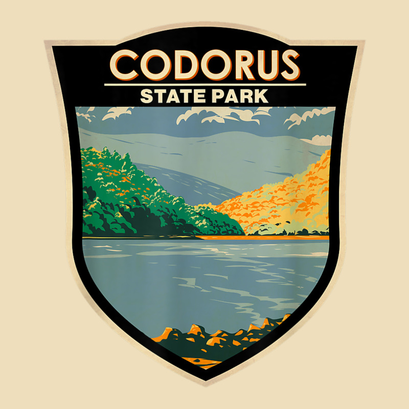 Codorus State Park Pennsylvania Badge Vintage Premium Hoodie by linhVisuals | Teevron