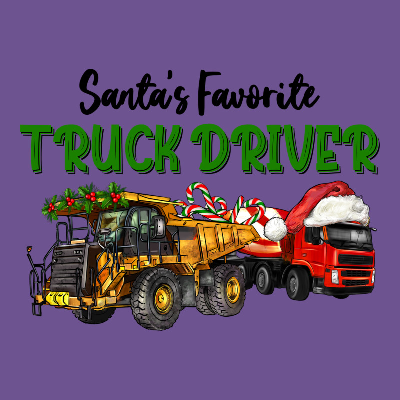 Santa's Favorite Truck Driver Vintage Tee by LillyAllenDesigns | Teevron