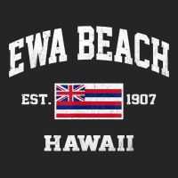 Ewa Beach Hawaii Hi Vintage State Athletic Style T Shirt Premium Hoodie | Teevron