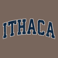 Ithaca New York Ny Vintage Sports Design Navy Design T Shirt Premium Hoodie | Teevron