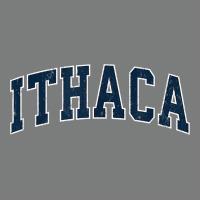 Ithaca New York Ny Vintage Sports Design Navy Design T Shirt Premium Hoodie | Teevron