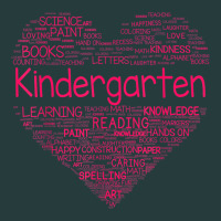 Cute Love Heart Kindergarten Teacher Valentines Day Womens Premium Hoodie | Teevron