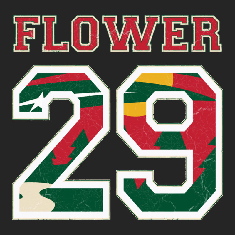 Flower 29 Wild Goalie Fleury Minnesota Pro Ice Hockey Design Premium Hoodie by linhVisuals | Teevron