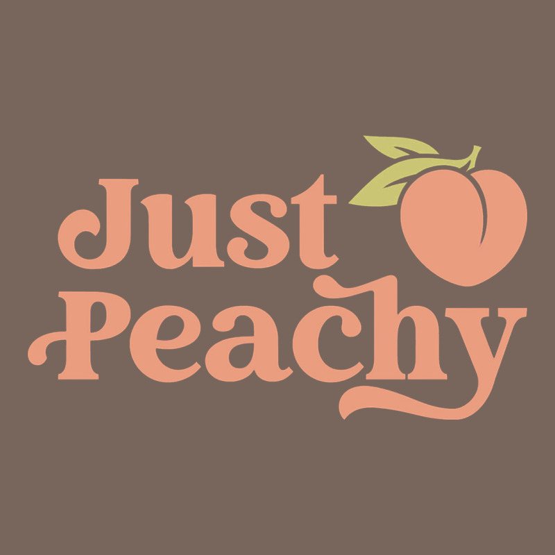 Just Peachy Retro 70s Georgia Peaches Summer Fruit Premium Hoodie by linhVisuals | Teevron