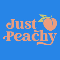 Just Peachy Retro 70s Georgia Peaches Summer Fruit Premium Hoodie | Teevron
