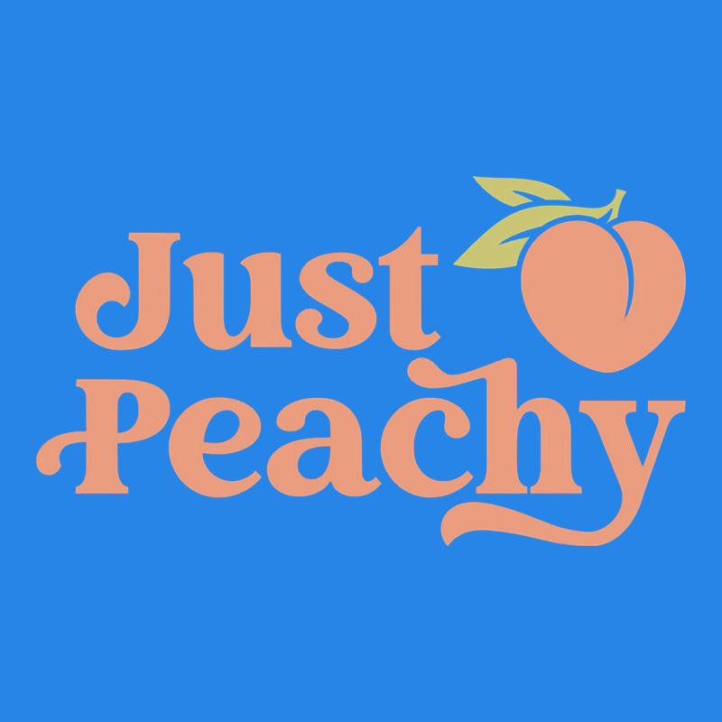 Just Peachy Retro 70s Georgia Peaches Summer Fruit Premium Hoodie by linhVisuals | Teevron