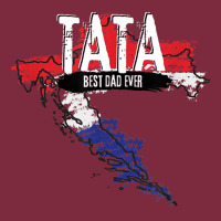 Mens Tata Croatian Father Croatia Bester Papa Father's Day Premium Hoodie | Teevron