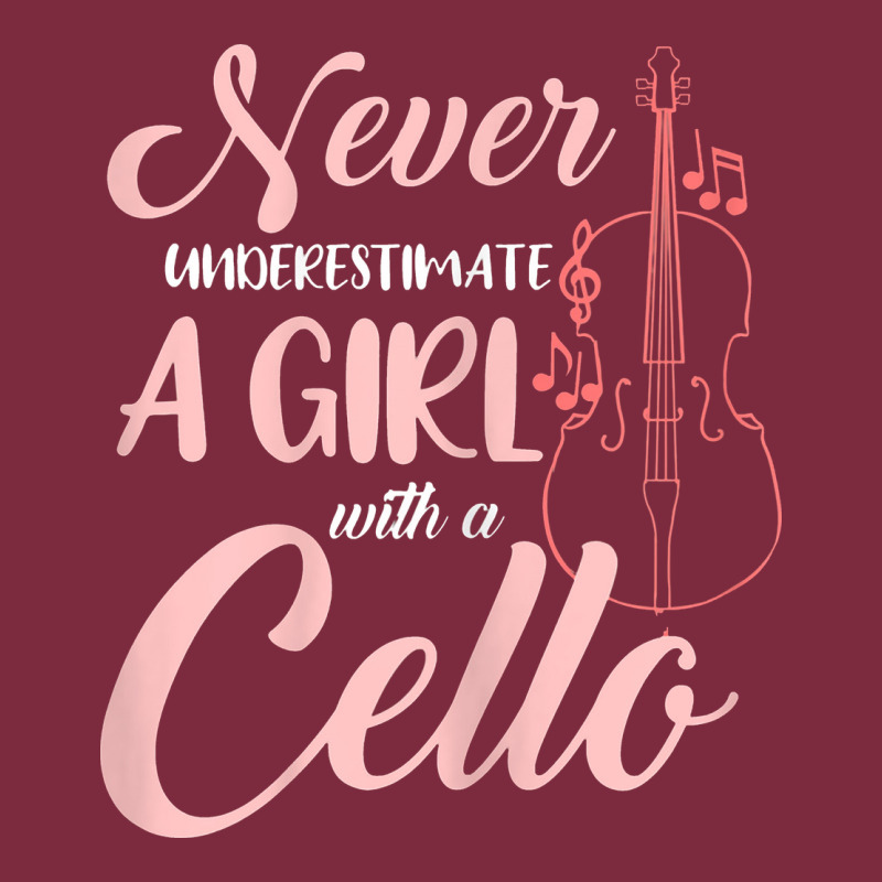 Never Underestimate A Girl With A Cello Premium Hoodie by linhVisuals | Teevron