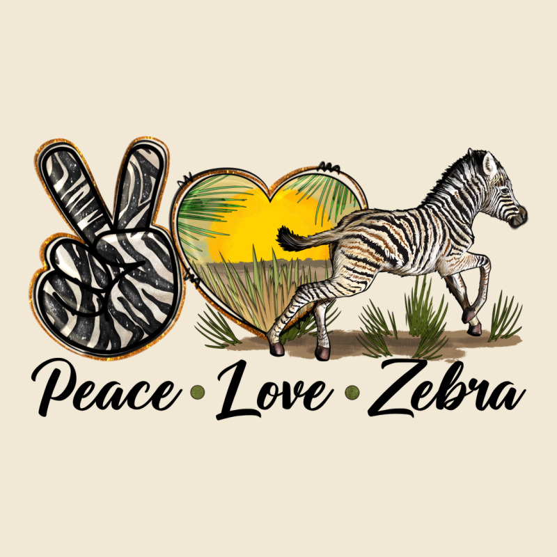Peace Love Zebra Ladies Tee by LillyAllenDesigns | Teevron