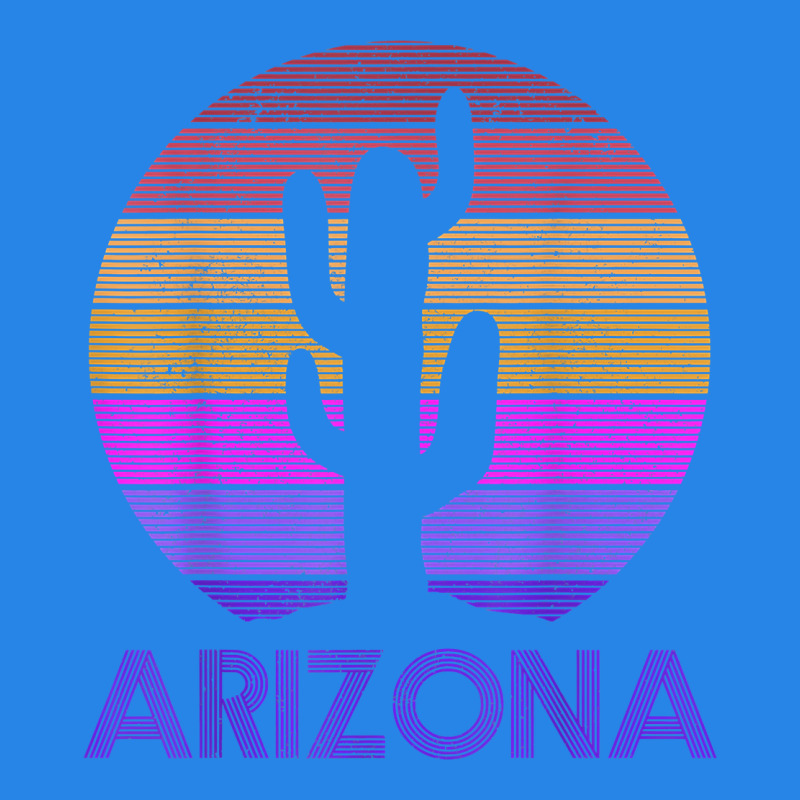 Arizona   Vintage Retro Cactus Souvenir Gift T Shirt Premium Hoodie by linhVisuals | Teevron