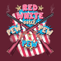 Red White And Pew Pew Pew Classic Tee | Teevron