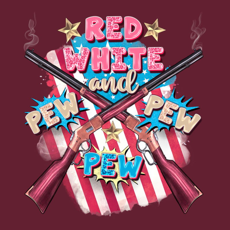 Red White And Pew Pew Pew Classic Tee by FaDigitalArtStudio | Teevron