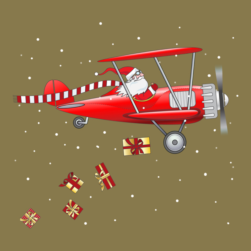 Christmas Santa Claus Pilot Flying Airplane Gift Tee Premium Hoodie by linhVisuals | Teevron