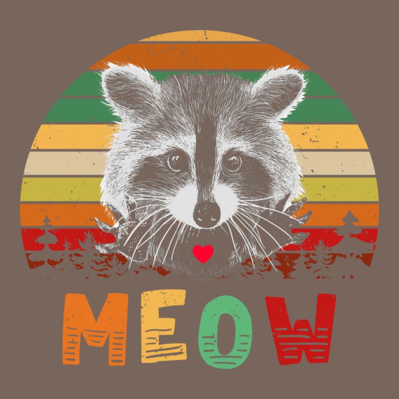 Funny Vintage Raccoon Meow Raccoon Lovers Premium Hoodie by linhVisuals | Teevron