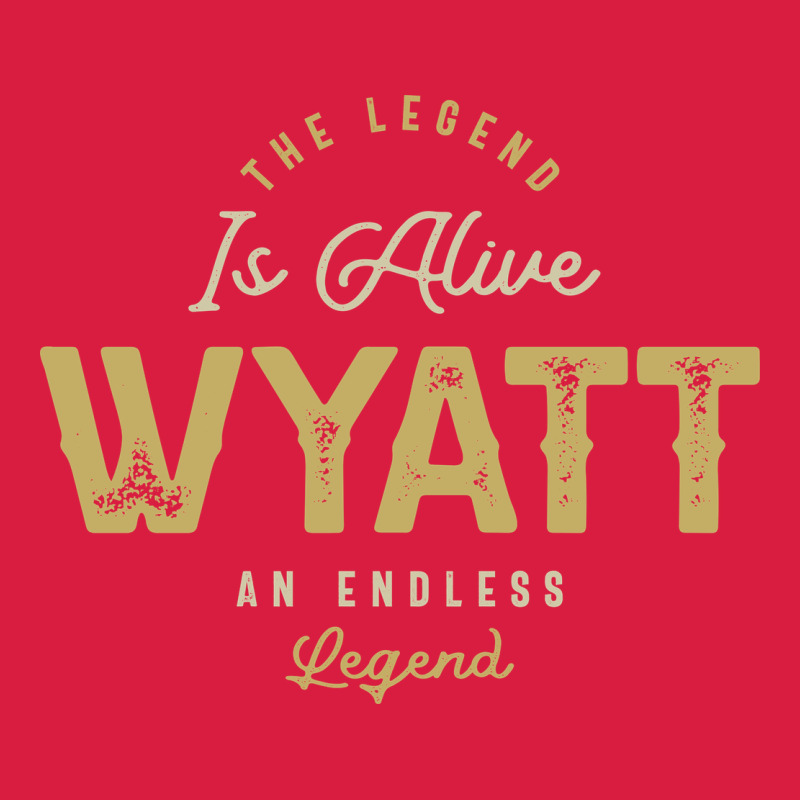 The Legend Wyatt Funny Personalized Name Premium Hoodie by linhVisuals | Teevron