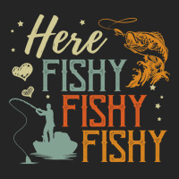 Here Fishy Fishy Fishy Fishing Lovers Gifts Premium Hoodie | Teevron