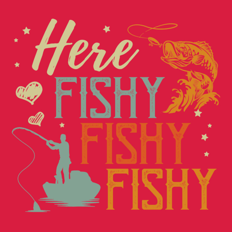 Here Fishy Fishy Fishy Fishing Lovers Gifts Premium Hoodie by linhVisuals | Teevron