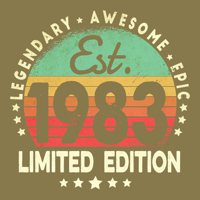 Est. 1983 Vintage 1983 Limited Edition 39th Birthday Retro Pullover Ho Premium Hoodie by linhVisuals | Teevron