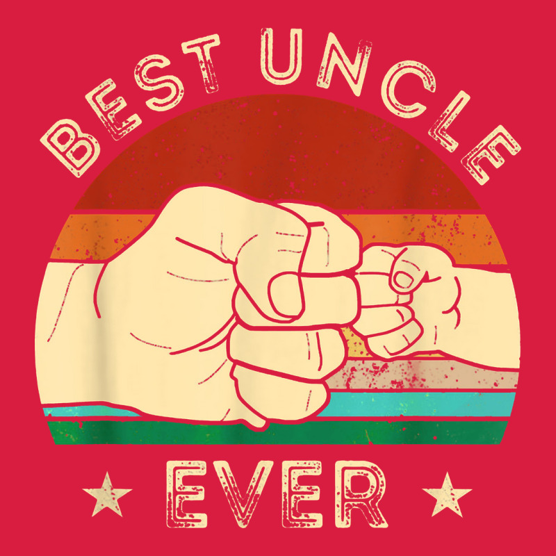 Vintage Best Uncle Ever Fist Bump Funny Uncle Fathers Day Premium Hoodie by linhVisuals | Teevron