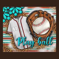 Baseball Play Ball With Leopard Mousepad Heavy Core Tee | Teevron