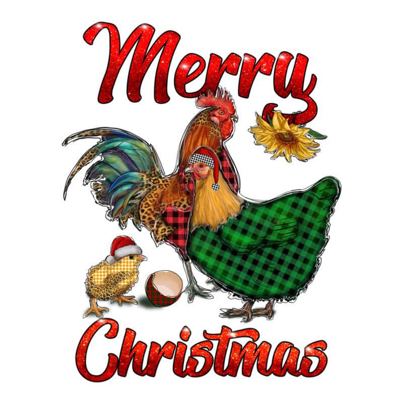 Merry Christmas Chickens Urban Heavy Tee by RanaPortraitStore | Teevron