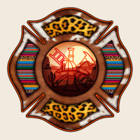 Western Firefighter Symbol Zipper Hoodie | Teevron