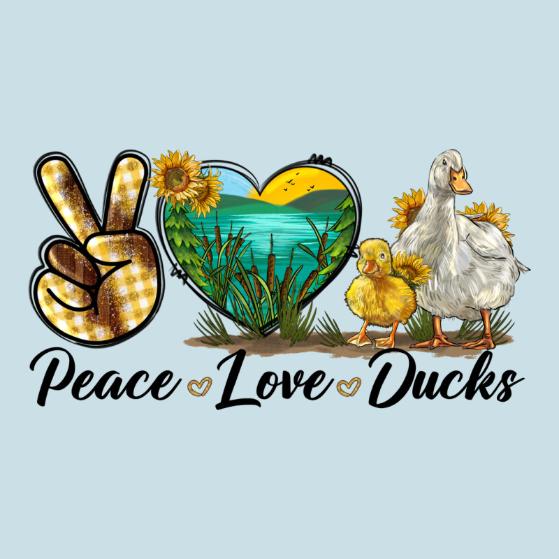 Peace Love Ducks Ladies Tee by LillyAllenDesigns | Teevron