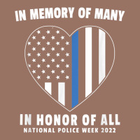National Police Week Shirt In Memory And Honor Us Flag Premium Hoodie | Teevron
