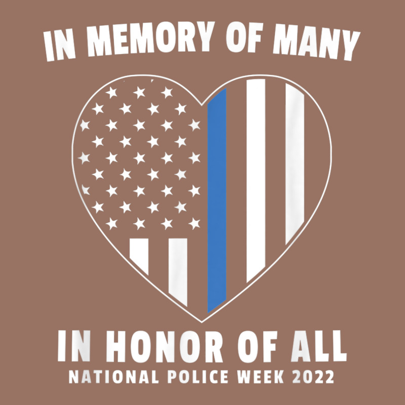 National Police Week Shirt In Memory And Honor Us Flag Premium Hoodie by linhVisuals | Teevron