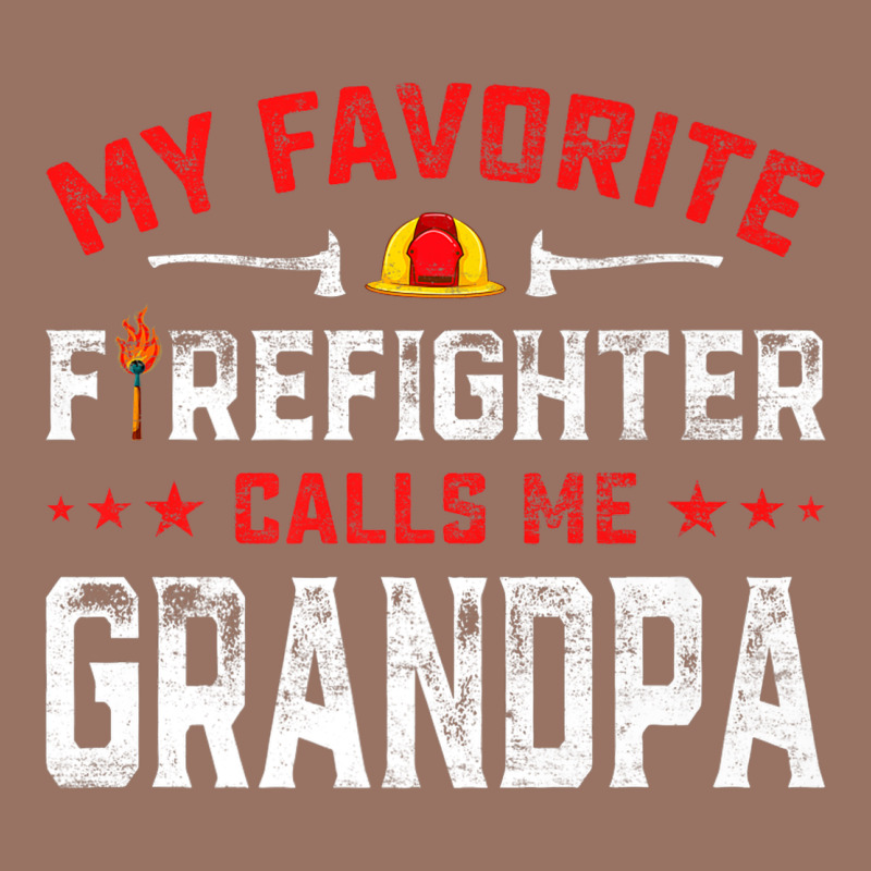 Mens Father's Day My Favorite Firefighter Calls Me Grandpa Premium Premium Hoodie by linhVisuals | Teevron