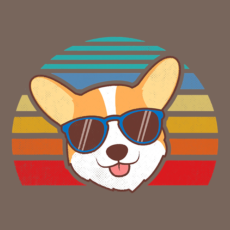 Cool Corgi Vintage 80s Dog Lover Premium Hoodie by linhVisuals | Teevron