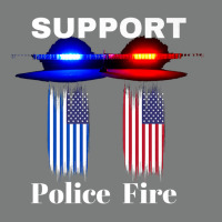 Support Our Police & Fire Departments   1st Responders Premium Premium Hoodie | Teevron