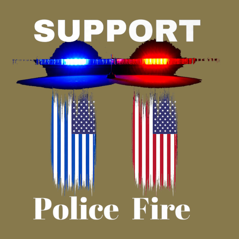 Support Our Police & Fire Departments   1st Responders Premium Premium Hoodie by linhVisuals | Teevron