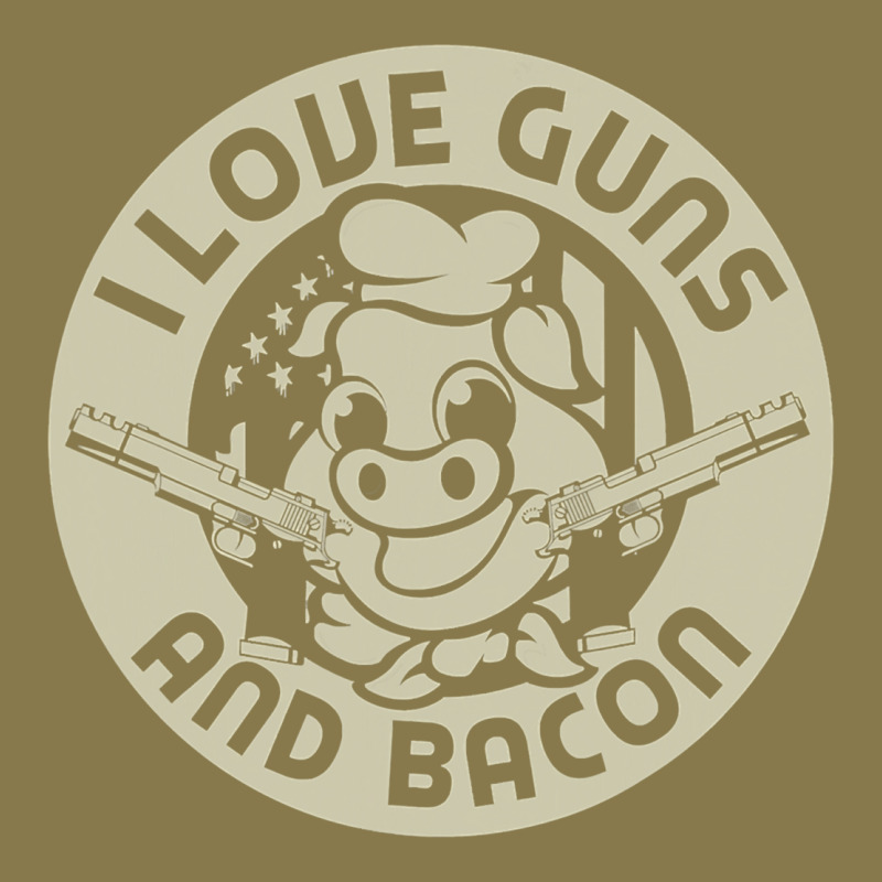 I Love Guns Bacon Pork Pig Funny Gun Premium Hoodie by linhVisuals | Teevron