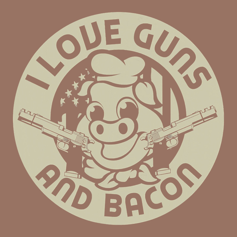 I Love Guns Bacon Pork Pig Funny Gun Premium Hoodie by linhVisuals | Teevron