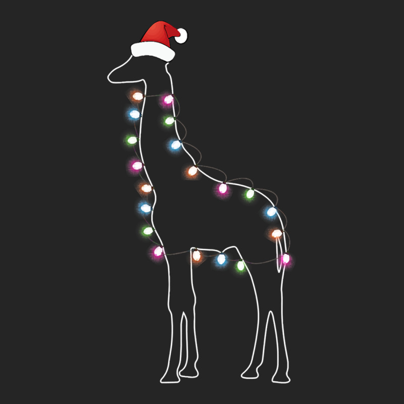 Santa Giraffe Christmas Color Led Premium Hoodie by linhVisuals | Teevron