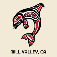 Mill Valley, California Native American Orca Killer Whale Raglan Baseb Premium Hoodie | Teevron