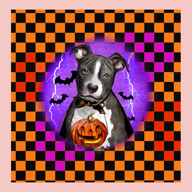 Halloween American Pitbull Terrier Urban Heavy Tee by LillyAllenDesigns | Teevron