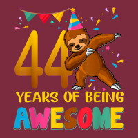 44 Years Old Birthday Sloth Dabbing 44th Birthday Sloth Premium Hoodie | Teevron