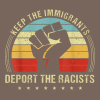 Keep The Immigrants Deport The Racists Premium Hoodie | Teevron