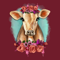 Floral Cow Zipper Hoodie | Teevron
