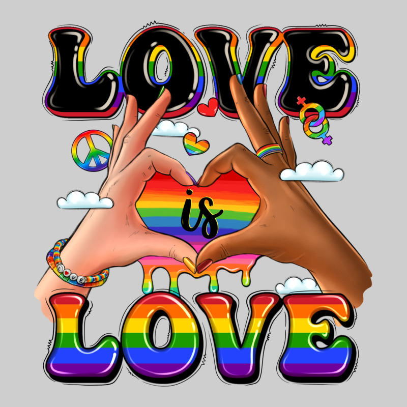 Love Is Love Lgbtq Pride Hands Premium Tee by LillyAllenDesigns | Teevron