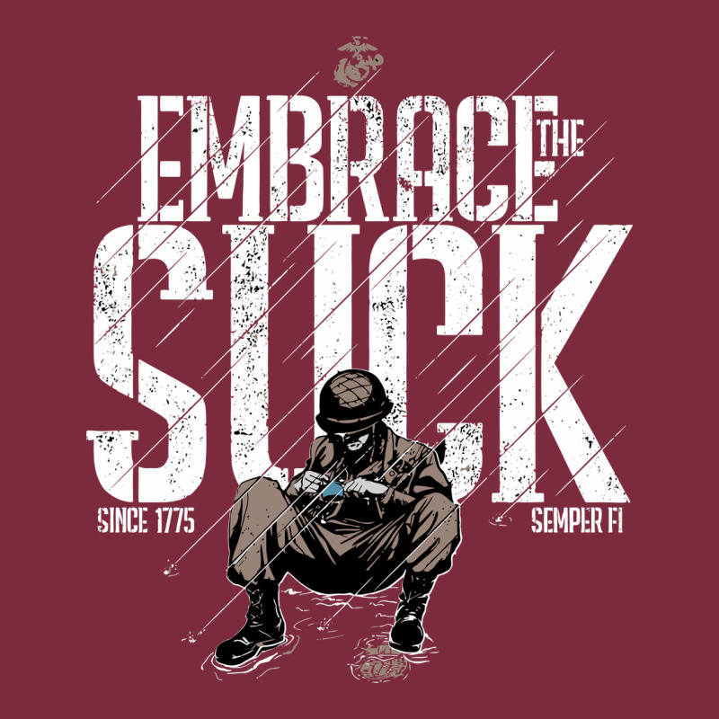 Embrace The Suck Vintage Premium Hoodie by linhVisuals | Teevron