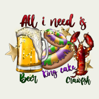 All I Need Is Beer King Cake Crawfish Urban Heavy Tee | Teevron