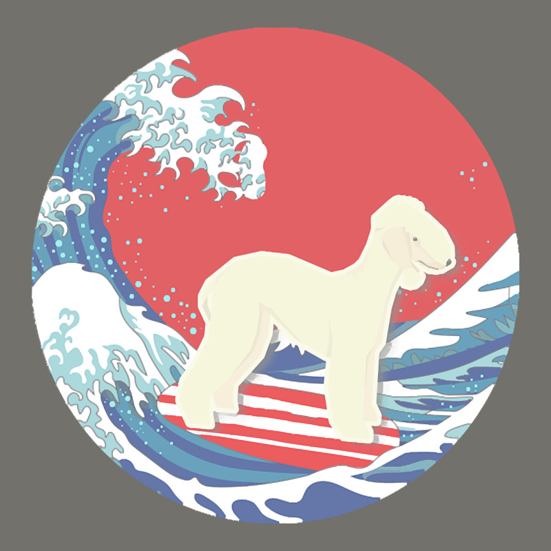Bedlington Terrier T  Shirt Bedlington Terrier Gifts   Ocean Waves Sur Premium Hoodie by linhVisuals | Teevron