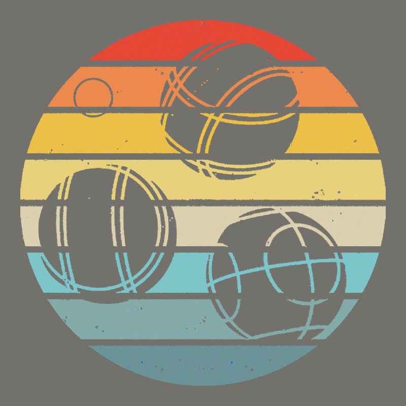Bocce Ball T  Shirt Bocce Ball Silhouette On A Distressed Retro Sunset Premium Hoodie by linhVisuals | Teevron