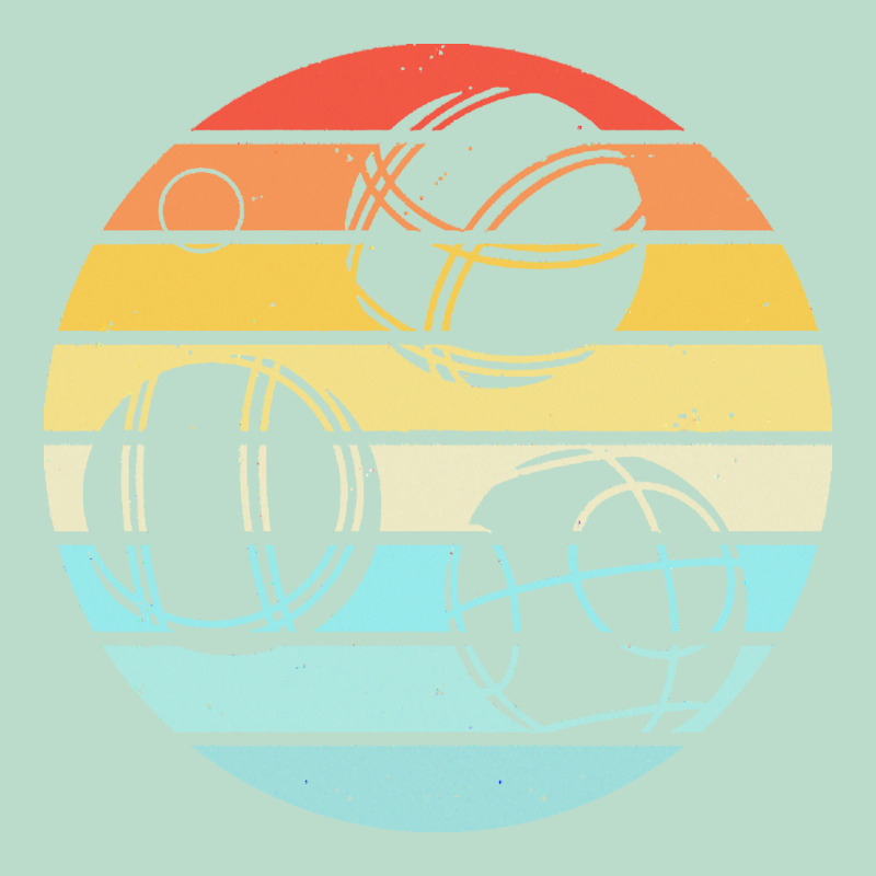Bocce Ball T  Shirt Bocce Ball Silhouette On A Distressed Retro Sunset Premium Hoodie by linhVisuals | Teevron